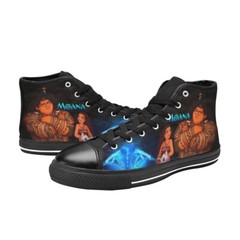 Moana Maui Custom High Top Canvas Sneaker Shoes For Kids