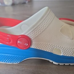 Crocs Hello Kitty White Clog Mules for Kids Size C11