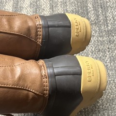 Sperry Top Sider Port Boot Size 4M US Waterproof Shoes Leather Rubber Brown Lace