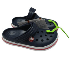 Crocs Kids Unisex Crocband Clogs Sandals Navy Blue Red Size C10
