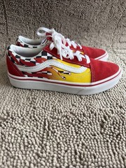 Size 3 (PS) – VANS Old Skool ComfyCush Low Flame Checkerboard
