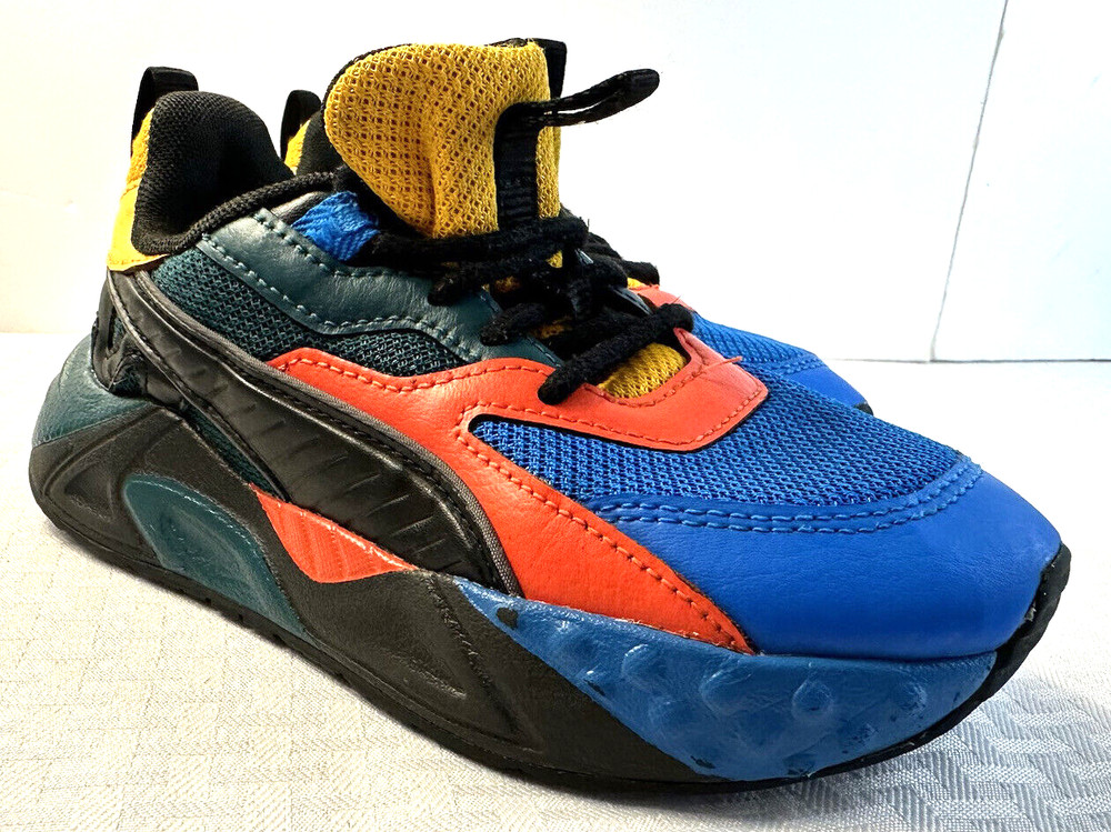 Blue/Black/Multicolor Sneaker Puma RS Kids Future 391548-01 Size 1C