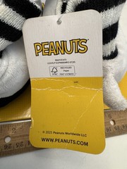 Snoopy Peanuts Slippers Size 7/8 Children, New