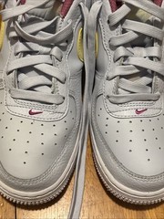 Nike Air Force 1 Pink/citron Tint Size 5.5Y / EUR 38 Good Condition LOOK!!!