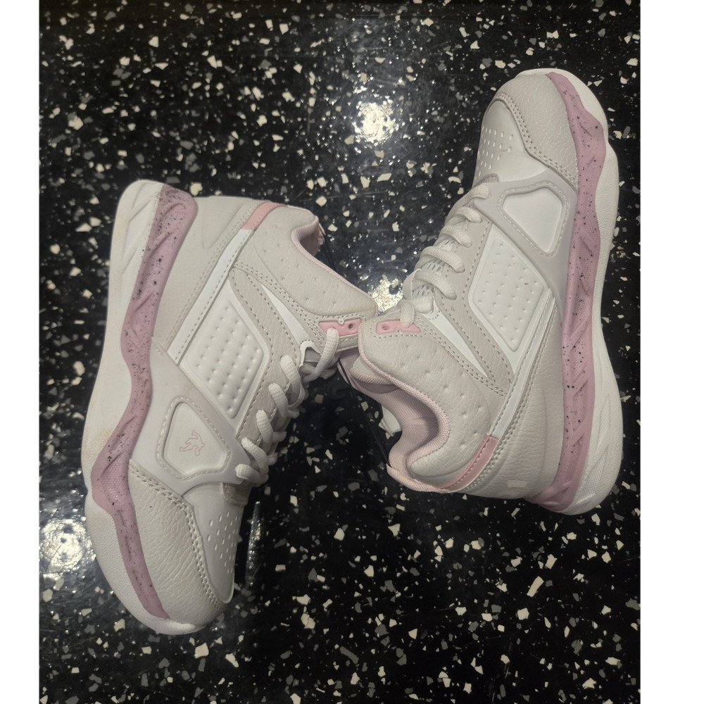AND1 Unisex Kids Athletic Sneaker White/Pink/Gray US 2 Low Top GMA143GX001