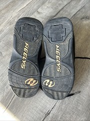 Kids Heelys Slide Roller Shoes Style #7106 Charcoal/Black/Red/Gray Unisex size 6