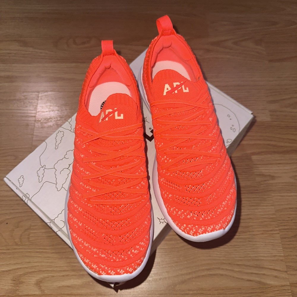APL TechLoom Wave Impulse Red/Faded Peach/White Youth Size 4