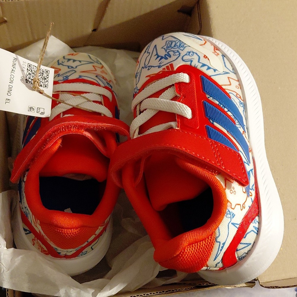 adidas Runfalcon Dino EL & Superstar Unisex Kids Sneakers Red Blue White Black