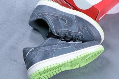 Nike Dunk Low SE TD Iron Grey Ghost Green Toddler Size 10C DQ6217-001 NEW