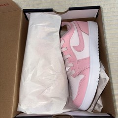 Nike Air Jordan 1 Low ALT Medium Soft Pink White DR9748-614 Preschool New