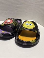 Ground Up SpongeBob SquarePants Patrick Star Kids Slide Shoes Black Size 8