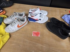 Nike Air Max System Low White Midnight Navy – DQ0285-101 Kids Size 2.5Y Lot Of 3