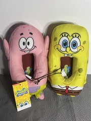Nickelodeon Spongebob SquarePants & Patrick Kids slippers size 11-12 Youth
