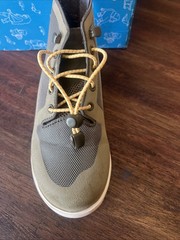 Kids Native Fitzroy Junior Green/Bone White Sz J1 Boots