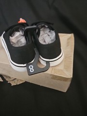 Nwb Wonder Nation Childrens Size 8 Black Sneaker