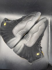 Size 2 (PS) – Jordan 12 Retro Mid Black Taxi, 151186-071, New With Box