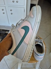 Nike Dunk Low (GS) FD1232-002 Grey Mineral Teal Blue Pink Youth Size 5.5Y