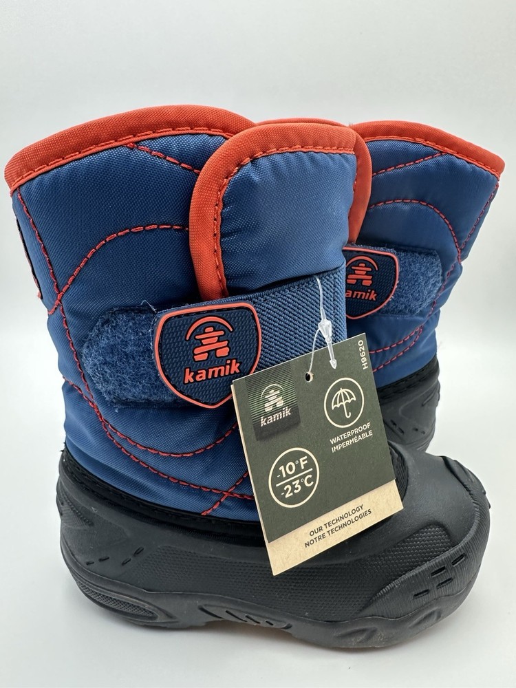 New Kamik Snowbug 5 Insulated, Lined, Waterproof, Toddler-Snow Boots Size 6-NIB