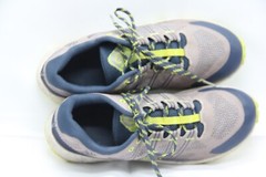 Merrell Moab Flight Low Hiking Shoes Boys size 6M Gray Blue Walking MK266770
