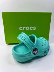 Crocs Classic Clog Toddler C8 (US 8) Lagoon Rubber Slip On 206990-3WM