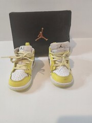 Nike Air Jordan 1 Mid SE TD Rose Patch-Dynamic Yellow Kids Size 5C