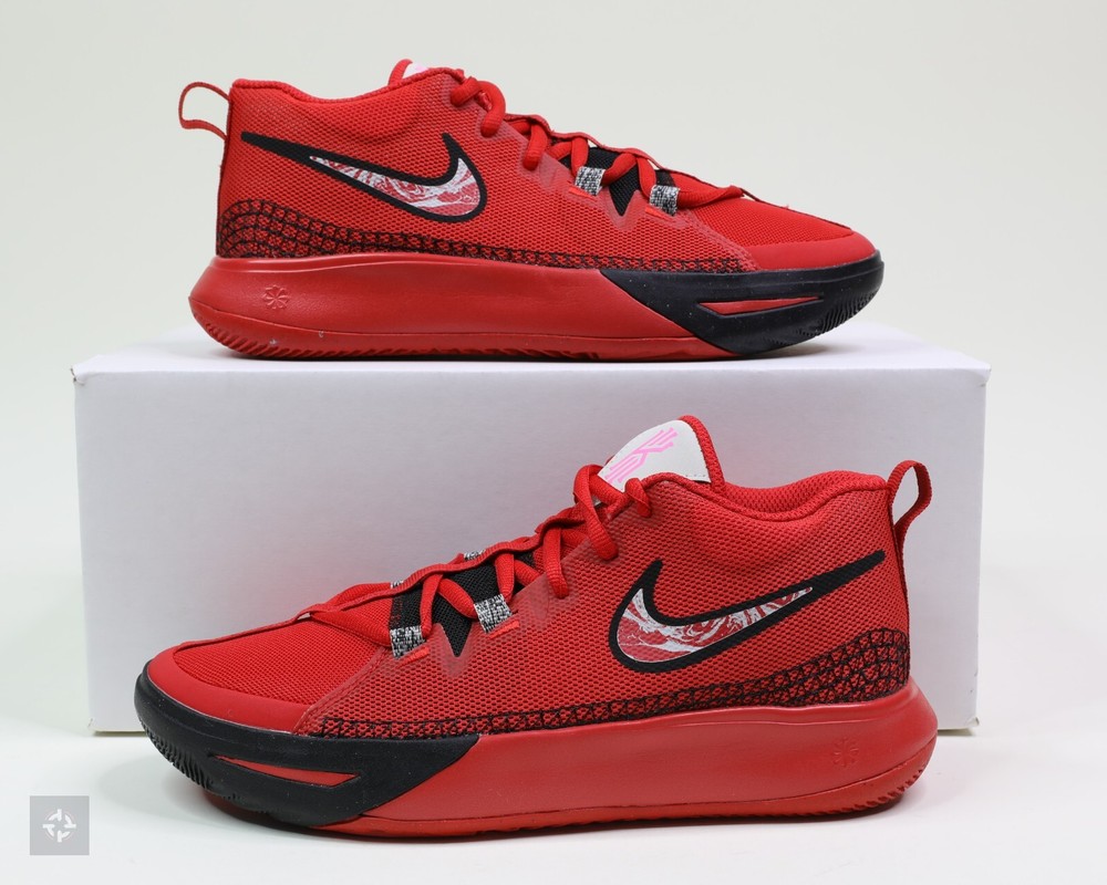 Nike Kyrie Flytrap 6 Red Black Athletic Shoes Youth Size 5.5Y-7Y (DQ8094-600)