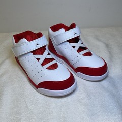 TD Nike Jordan Flight Tradition 819540-106 White Gym Red NEW Toddler Size 10c