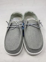 Hey Dude Wendy Chambray Braid Gray Youth 4 (pc905)