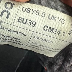 On Cloud Cloudhero Running Waterproof Youth Sz 6.5 Womens 8 3YE10032361
