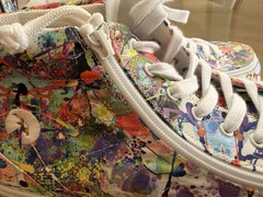 BILLY Classic DIR HIGH II Kids 7XW Multi-color Sneakers EUC BK23153-199-XW