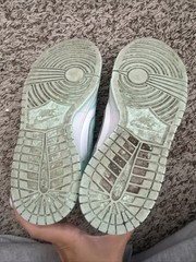 Nike Low Dunk GS Kids Mint Foam Green White Size 5Y