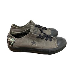 Converse Sneakers Juniors 3 One Star Camo Green Skull Low Top Lace Up Shoes