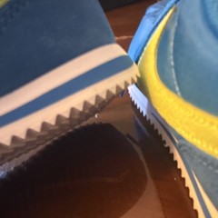 Nike Cortez BG Blue Light Lemon Twist Shoes IB7748-406 Youth Sizes 4.5 – 7