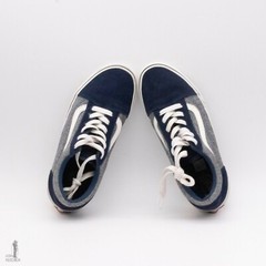 Vans Old Skool Blue and Grey Youth Size 7