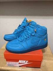 Nike Air Jordan 1 Retro High Sneakers Gatorade Blue Lagoon AJ6000-455 Size 6.5Y