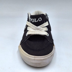 Polo Ralph Lauren Black & White Toddler 6 1/2 Shoe Humberto w Logo