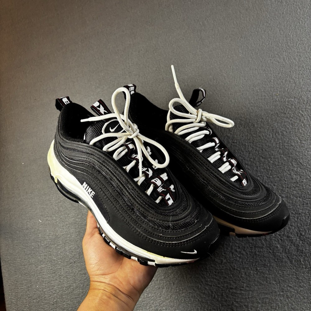 Nike Air Max 97 SE GS Athletic Shoes Sneakers Youth Size 6Y Black AV3180-00