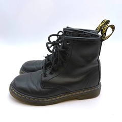 Dr Martens Delaney 1460 Toddler Black Leather Boots Sz 11 Zip Classic Edgy Cute