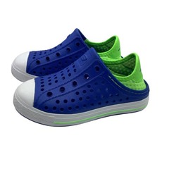 Skechers Kids Foamies Guzman Steps Aqua Surge Water Shoes Size 10 EUC Blue Green