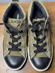 Converse All Star Army Green Sneakers – Junior Size 4