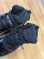 Jordan 11 Retro Space Jam 2016 Black Dark Concord 378038-003 Kids 3.5Y