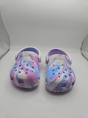Crocs Classic Clog 206838 Unisex Marbled Pink Purple White Kids Toddler Size C4