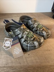 Rugged Shark Comfort Eva Clogs Youth Size 12 Camouflage Waterproof Slip On