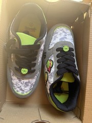 Nickelodeon TMNT Michelangelo Gray/Green/Black Lace-Up Sneaker 2