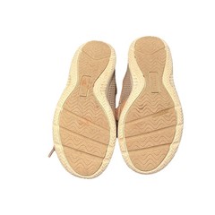 Sperry Leather Top Sider Kids Size 9 Tan Leather Boat Shoes Memory Foam