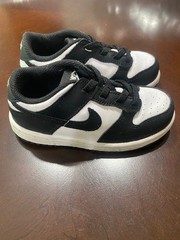 Nike – Dunk Panda Black and White Leather Shoes Toddler Size 9C ** FAST SHIPPING