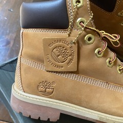 Juniors Timberland Premium 6″ WP Boot – Wheat Nubuck TB 012909 713 Size 4.5