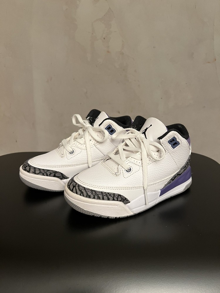 Nike Air Jordan 3 Retro “Dark Iris”, Toddler Size 11C, DM0966-105