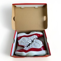 Air Jordan 11 Retro Cherry Red 2022 378038-116 Youth 4.5Y / Women’s 6 w Box