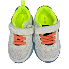 Carter’s Unisex Kids Zimmer Sneakers Gray Hook And Loop Low Top Lace Up Mesh 5 M